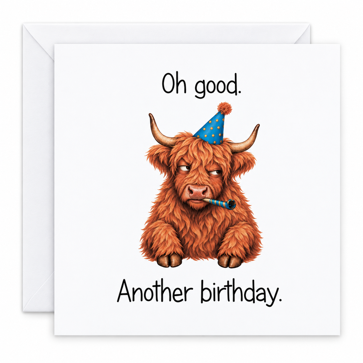 Funny Cow Birthday Card Oh good. Another birthday