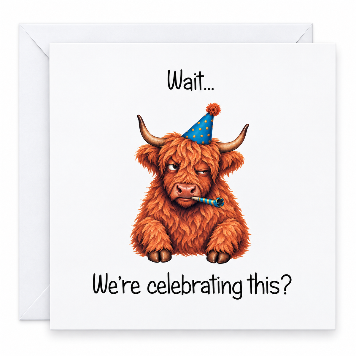 Funny Cow Birthday Card Wait... We're celebrating this?