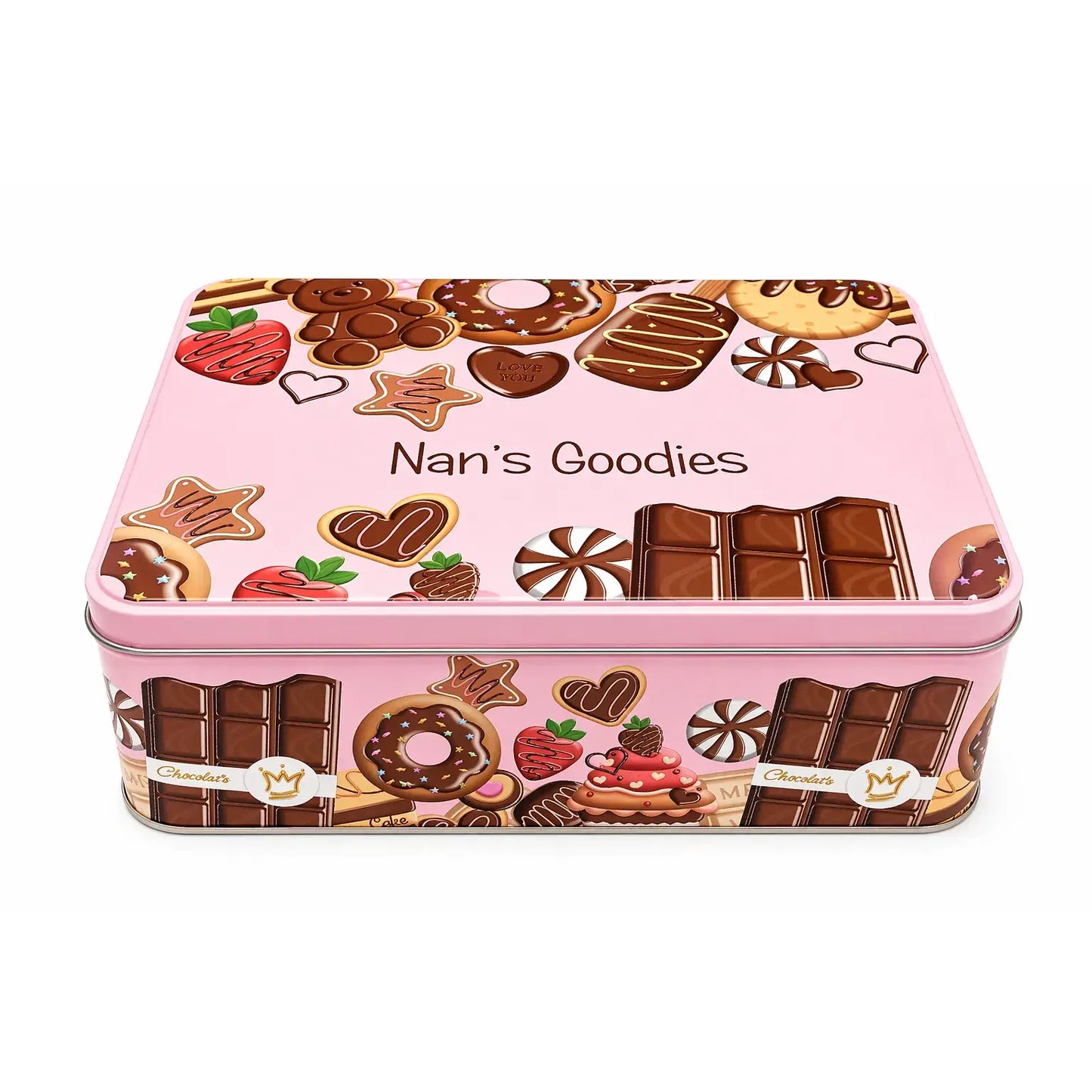 Nan's Goodies Pink Gift Tin