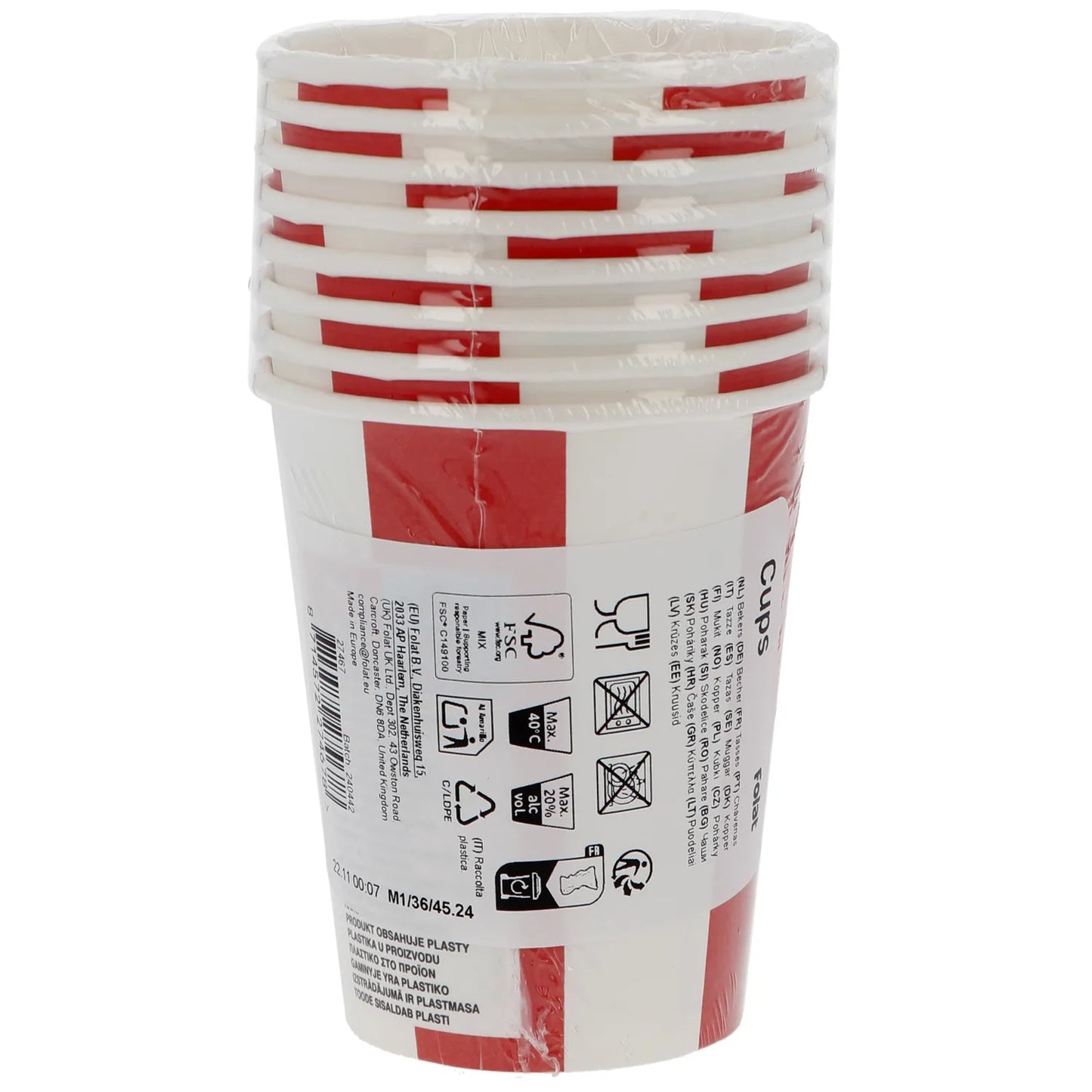 Pirate Party Cups 250ml - 8 Pieces