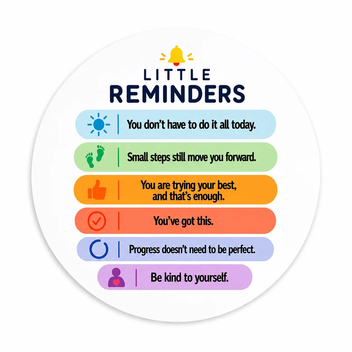 Little Reminders Positivity Coaster