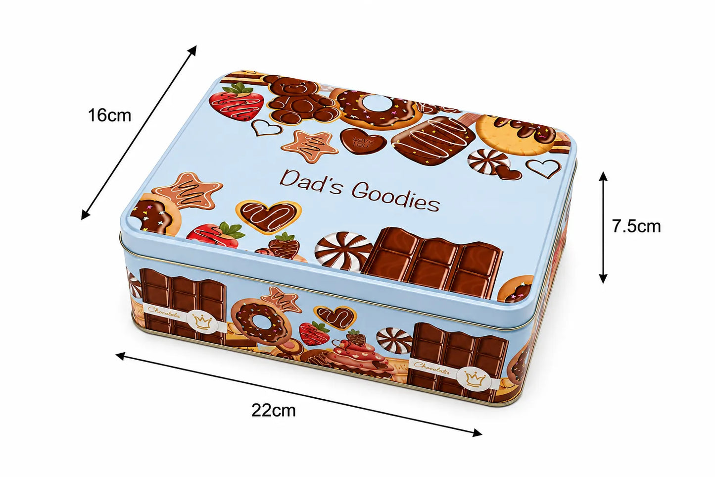 Dad’s Goodies Blue Gift Tin