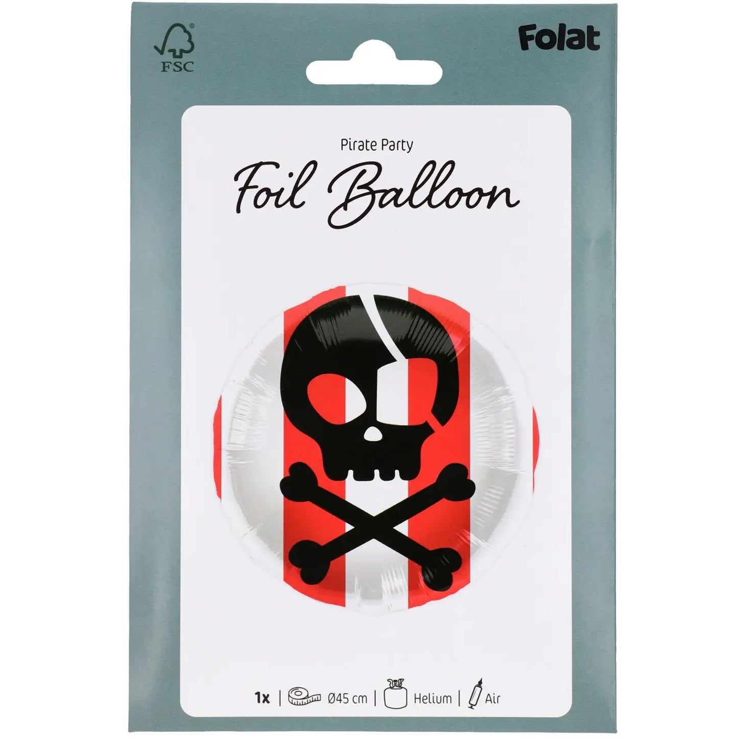 Pirate Party Foil Balloon - 45cm