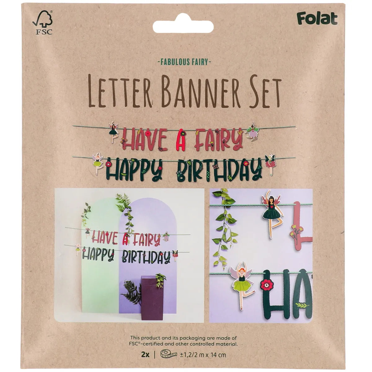 Fabulous Fairy Party Garland - 2m