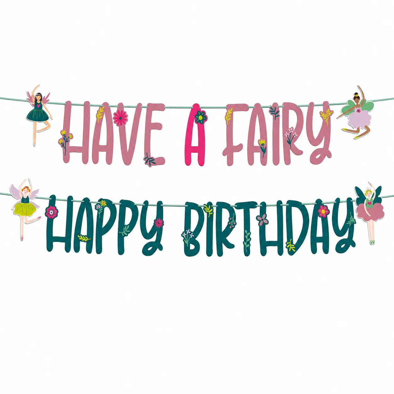 Fabulous Fairy Party Banner - 2m