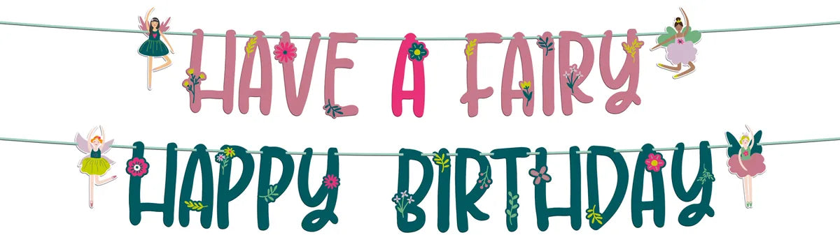 Fabulous Fairy Party Garland - 2m