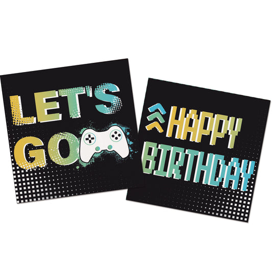 Level Up Gaming Party Napkins 33 x 33 cm - 20 pieces
