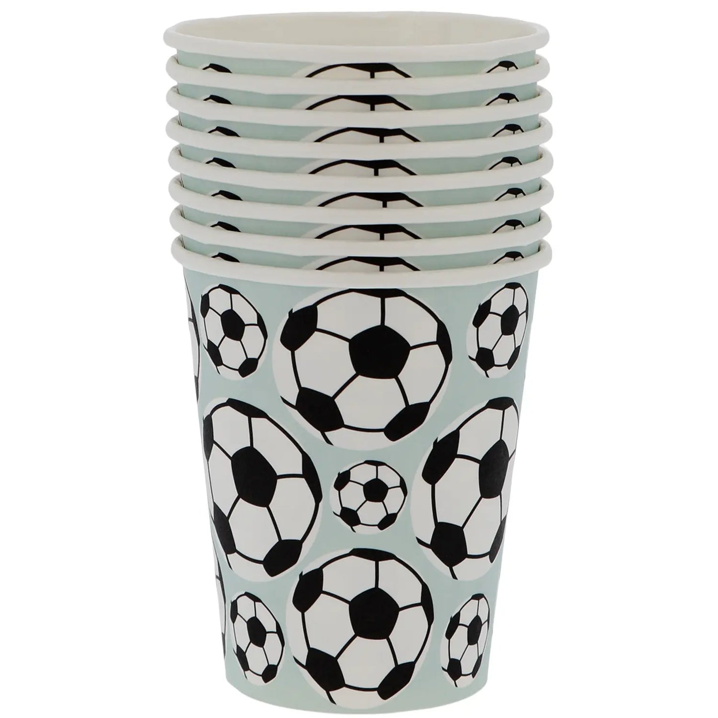 Football Party Cups 250ml - 8 Pieces