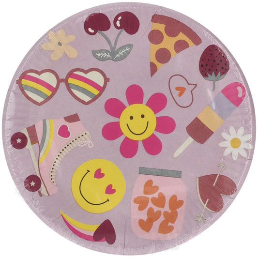 Boho Girlz Paper Plates 23cm - 8 Pieces