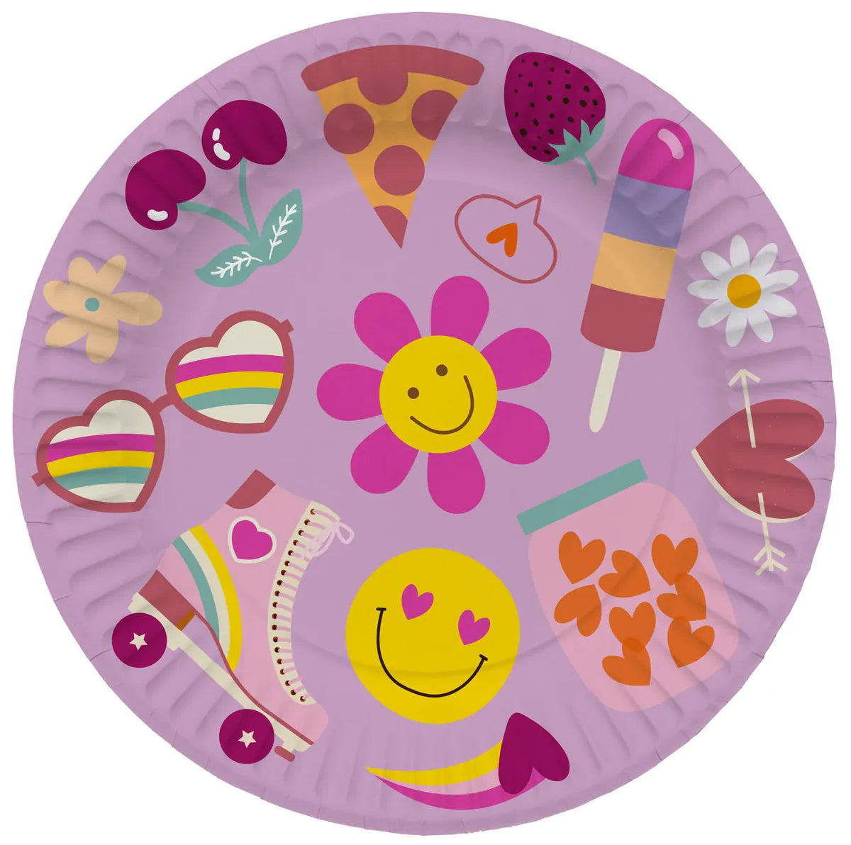 Boho Girlz Paper Plates 23cm - 8 Pieces