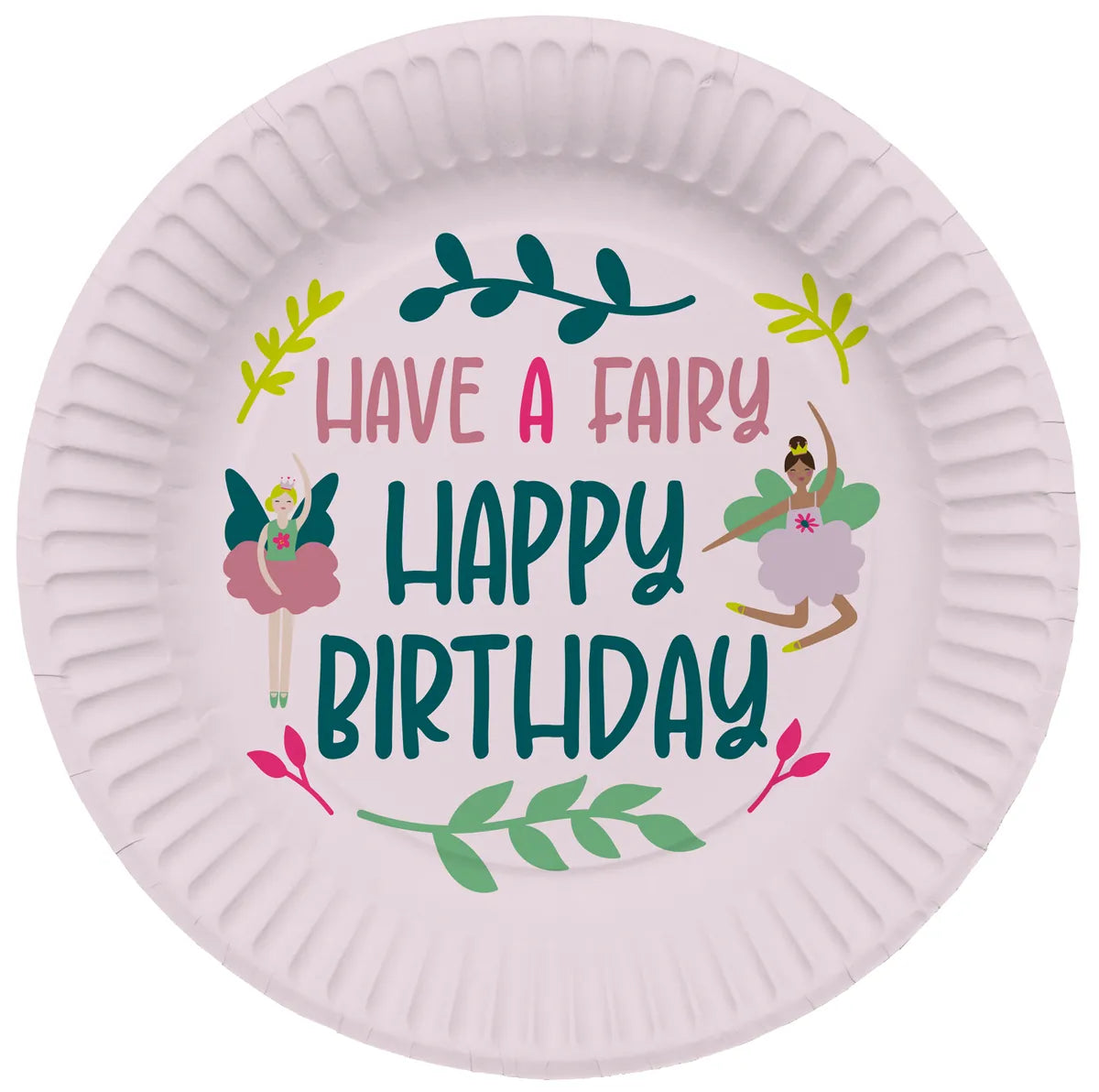 Fabulous Fairy Party Paper Plates 23cm - 8 Pieces