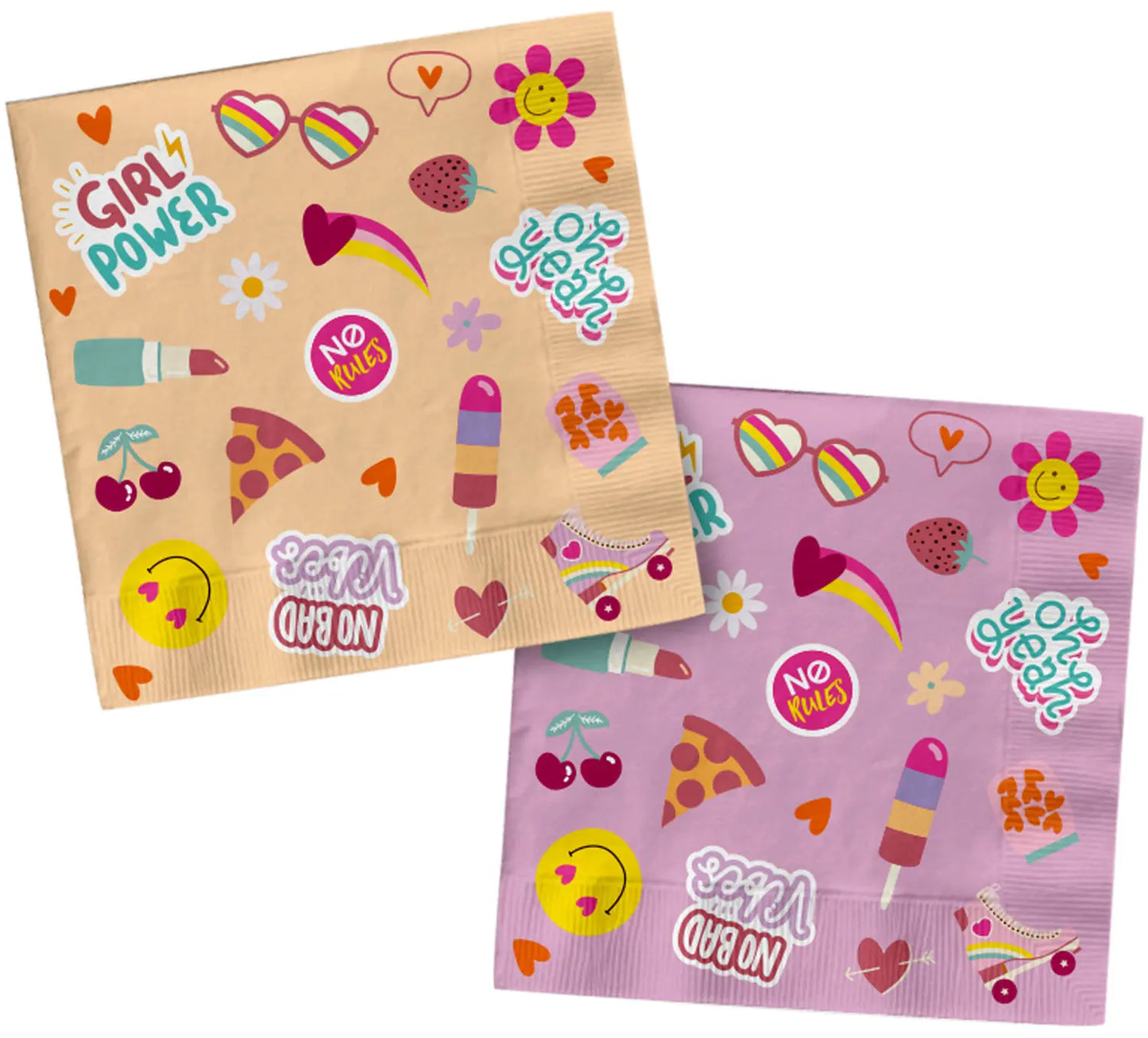 Boho Girlz Party Napkins 33x33cm - 20 Pieces