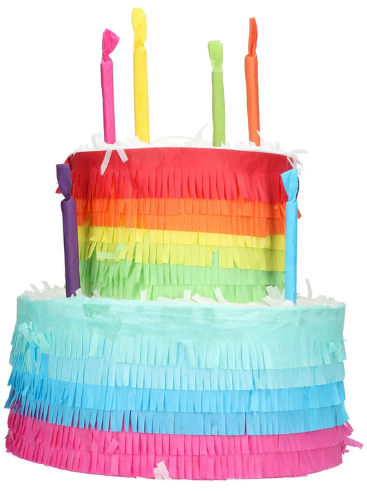 Rainbow Cake Pinata - 25x23cm
