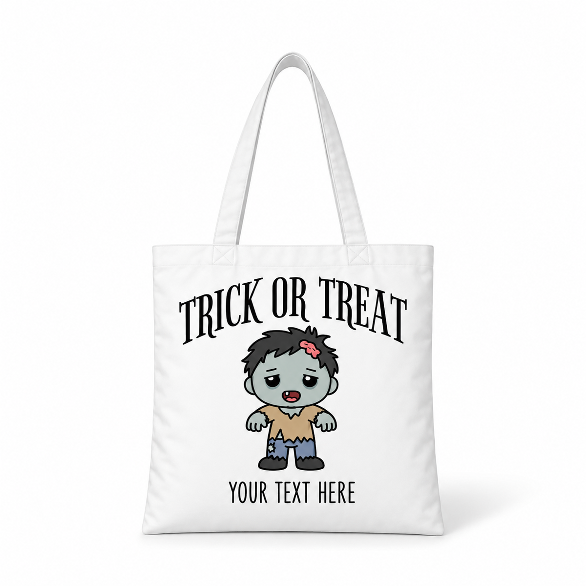 Personalised Halloween Tote Bag - Zombie