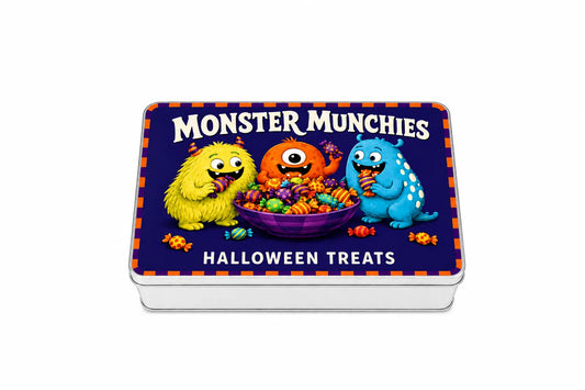 Monster Munchies Halloween Treats Tin