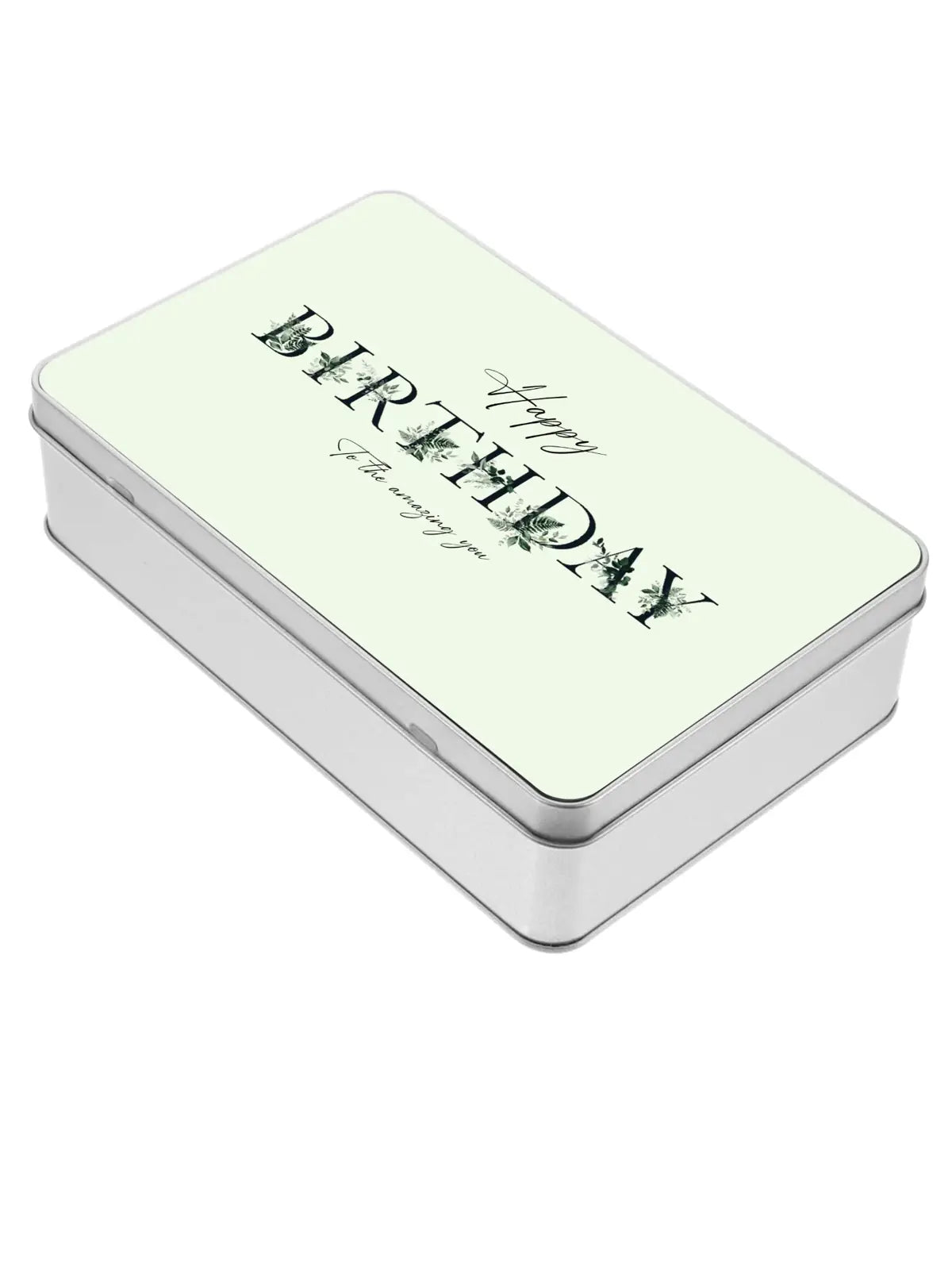 Happy Birthday to the Amazing You Floral Gift Tin