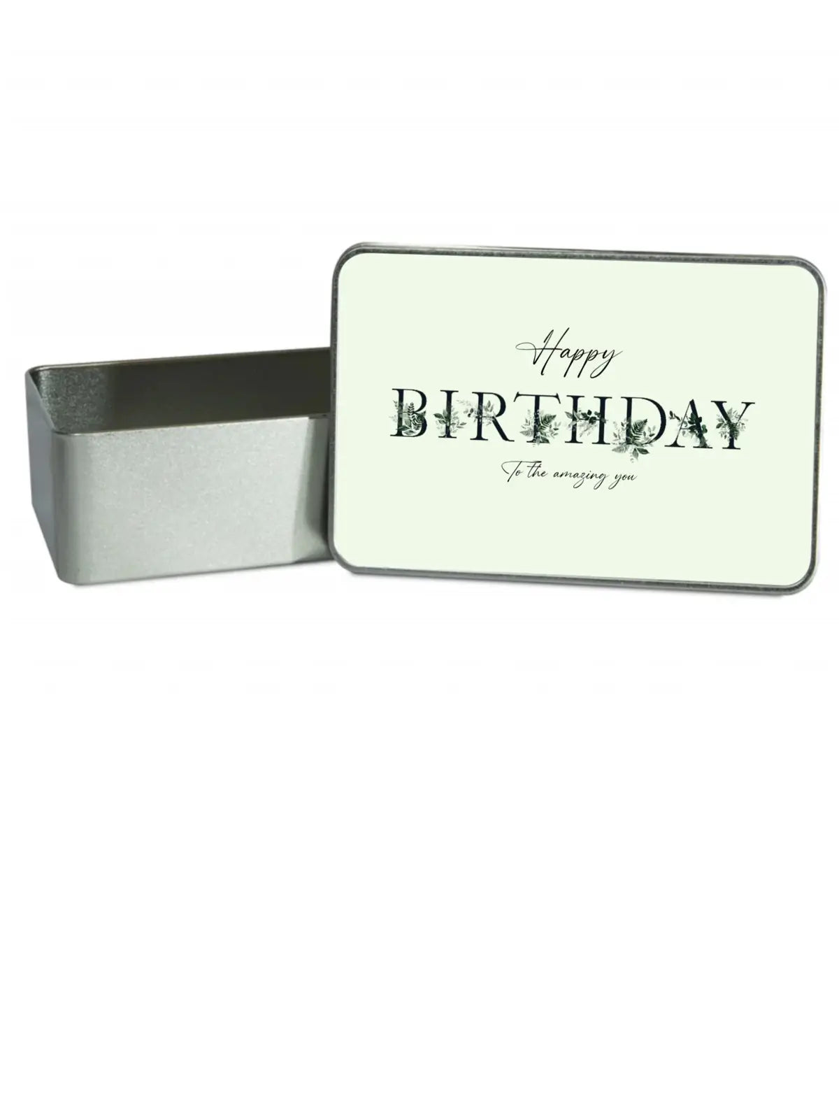 Happy Birthday to the Amazing You Floral Gift Tin